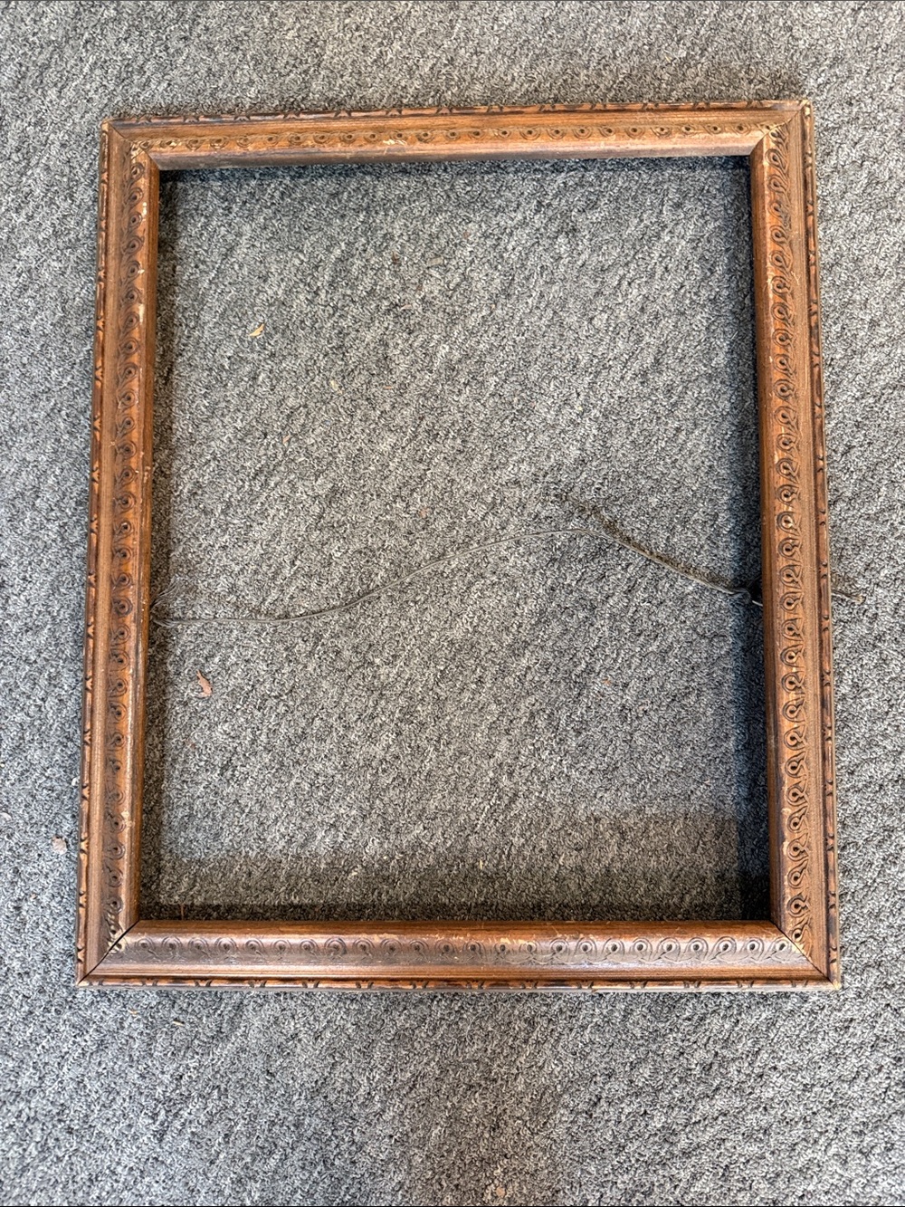 Decorative Wood Picture Frame in Brown - Unbranded